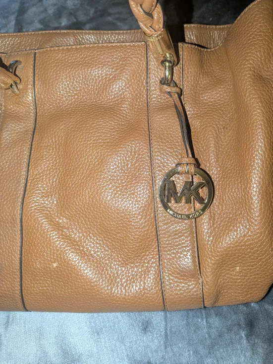 MICHAEL KORS Naomi Leather Tote with Braided Handles - Picture 15 of 16